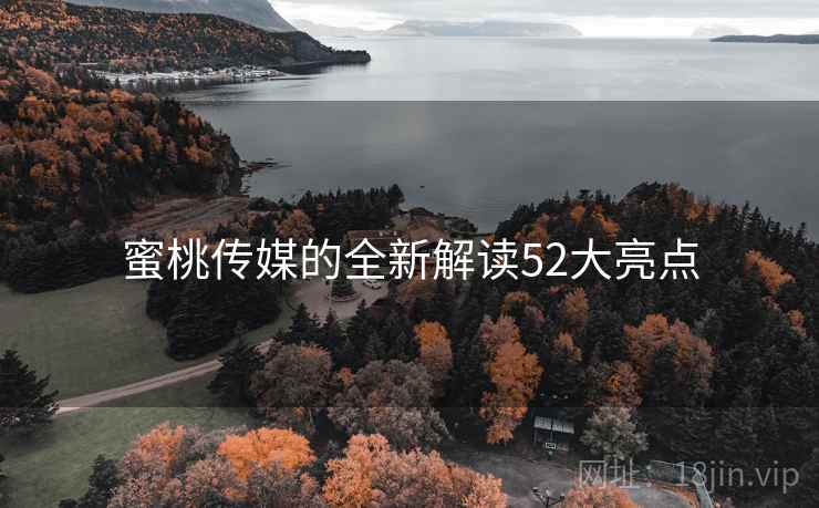 蜜桃传媒的全新解读52大亮点