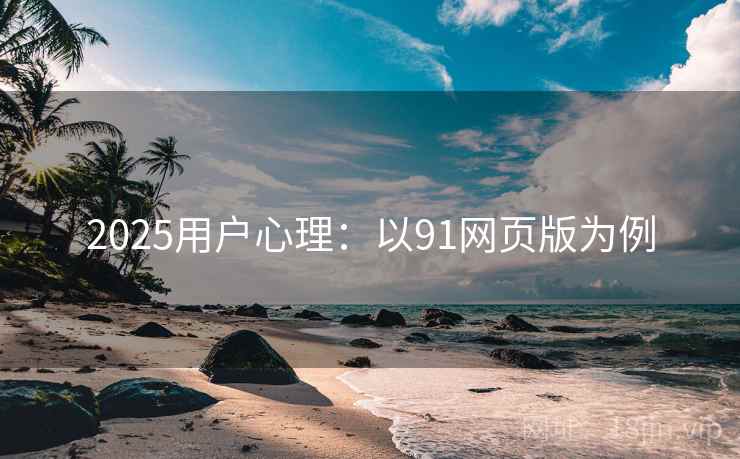 2025用户心理：以91网页版为例