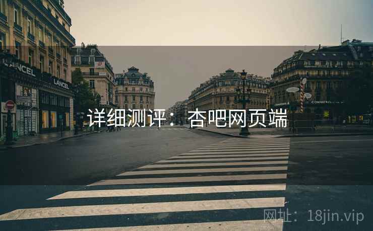 详细测评：杏吧网页端