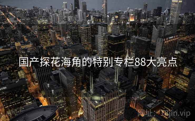 国产探花海角的特别专栏88大亮点
