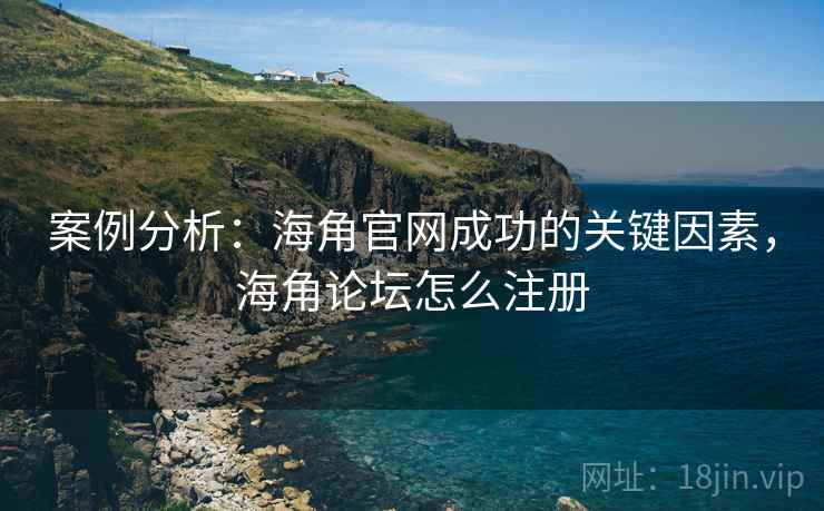 案例分析：海角官网成功的关键因素，海角论坛怎么注册